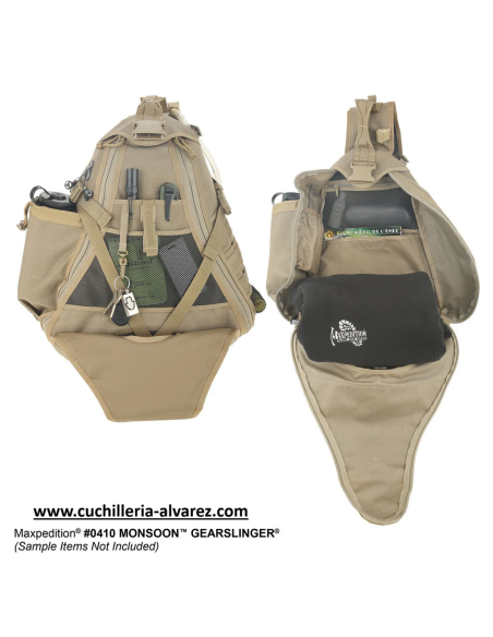 Bandolera Maxpedition Monsoon Gearslinger Khaki MX410K