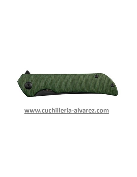 RUIKE micarta Verde P122-MG con hoja en acero inoxidable SANDVIK 14C28N