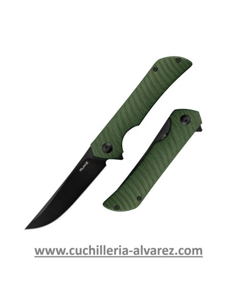 RUIKE micarta Verde P122-MG con hoja en acero inoxidable SANDVIK 14C28N