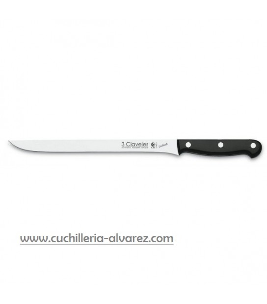 Cuchillo 3 Claveles Cocinero 12 (30cm) VE/AM/AZ/RO/BL – Pro Pesca