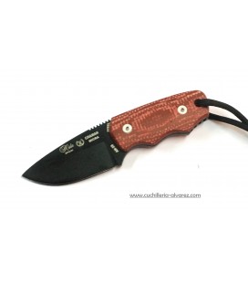 Cuchillo CHAMAN MICRA 136-GK micarta yute roja