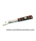 JC  taramundi cocobolo y granadillo con argolla y rombo en plata